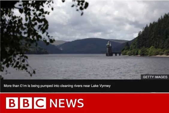 bbc news headline with lake and mountains
